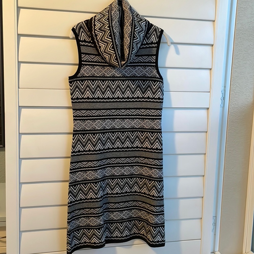 Krimson Klover Cowl Neck Sleeveless Knit Dress